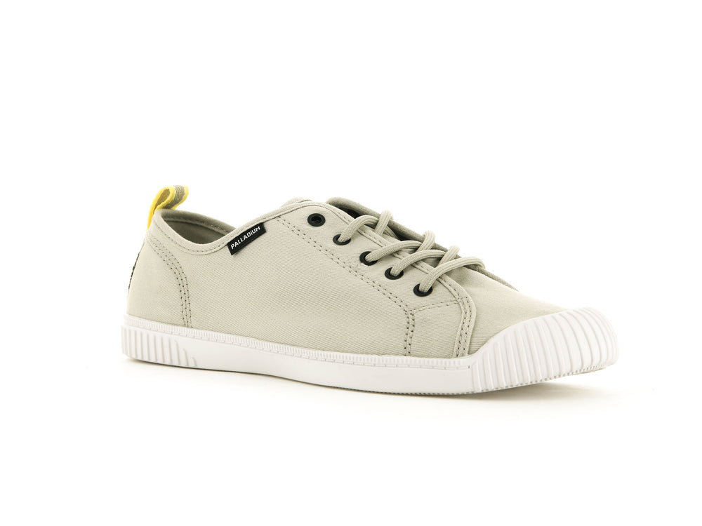 Zapatillas Palladium EASY LACE CANVAS Mujer Dune | Costa Rica-37589